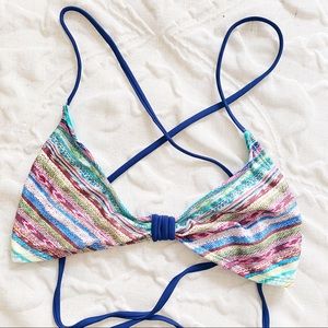 L’space Tribal Bikini Top Size M New